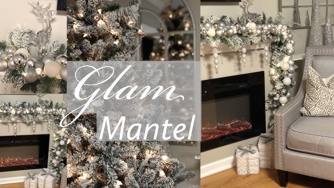 HOW TO DIY GLAM CHRISTMAS DECOR, DIY CRYSTAL GARLAND, BUDGET FRIENDLY LOOK  FOR LESS