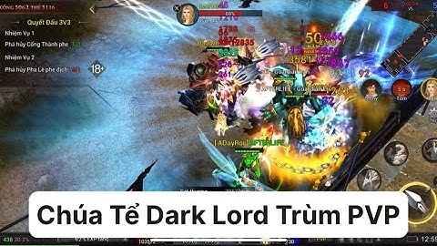 Mu Lục Địa VNG | Chúa Tể Dark Lord Trùm PVP Nát PVE | Tam Thái Tử