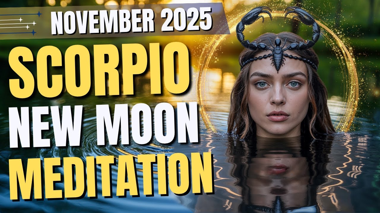 New Moon Meditation November 2025 | Guided New Moon in Scorpio Journey ...