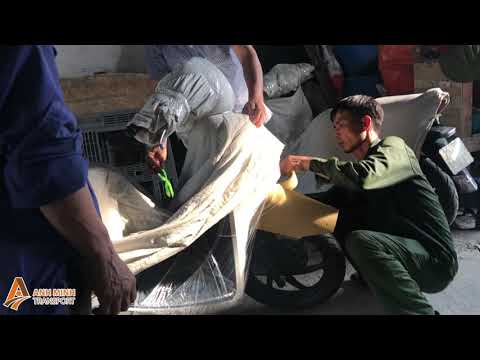 Video Quy trình bọc xe Vision gửi xe máy Hà Nội Sài Gòn -... - youtube