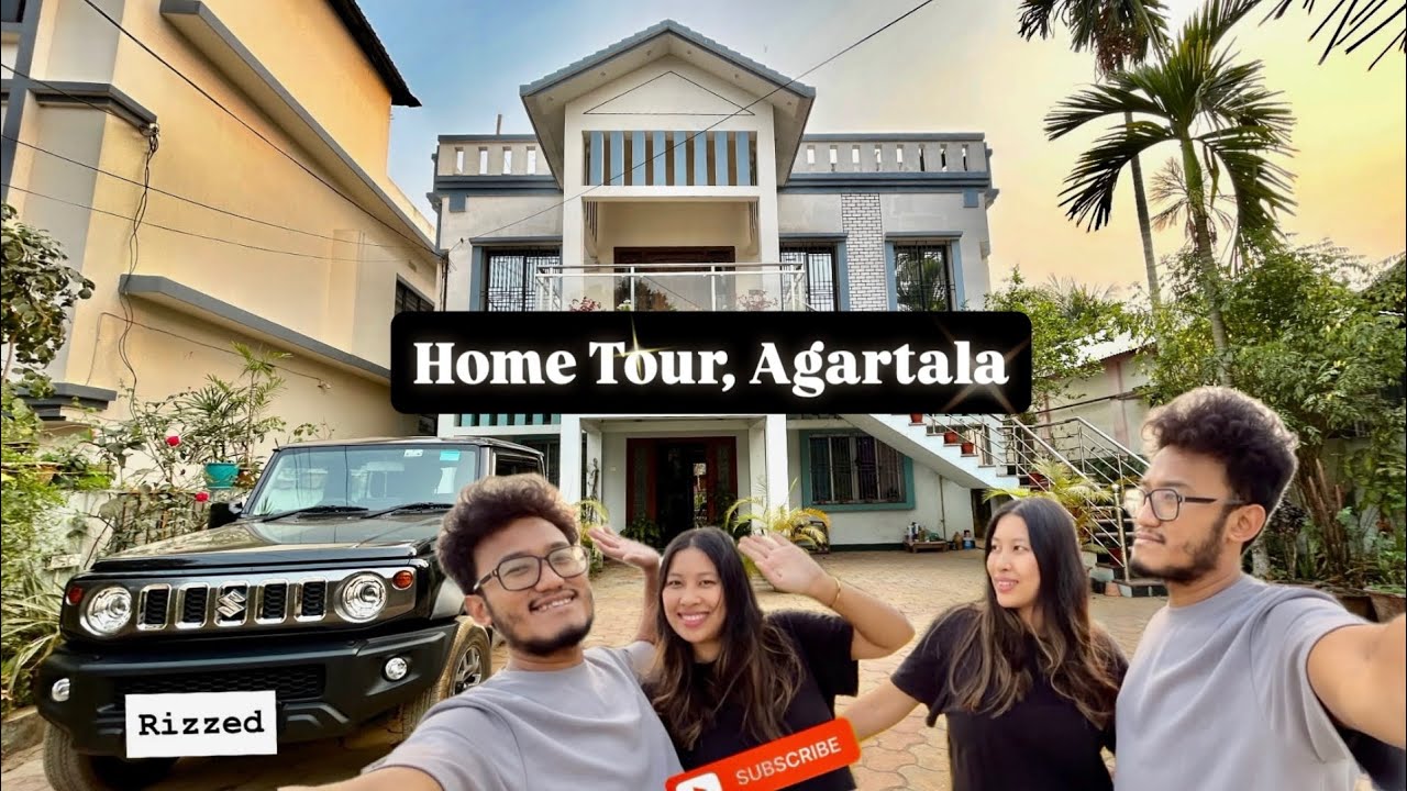 Экскурсия по дому в Агартале @rizzedtoday
