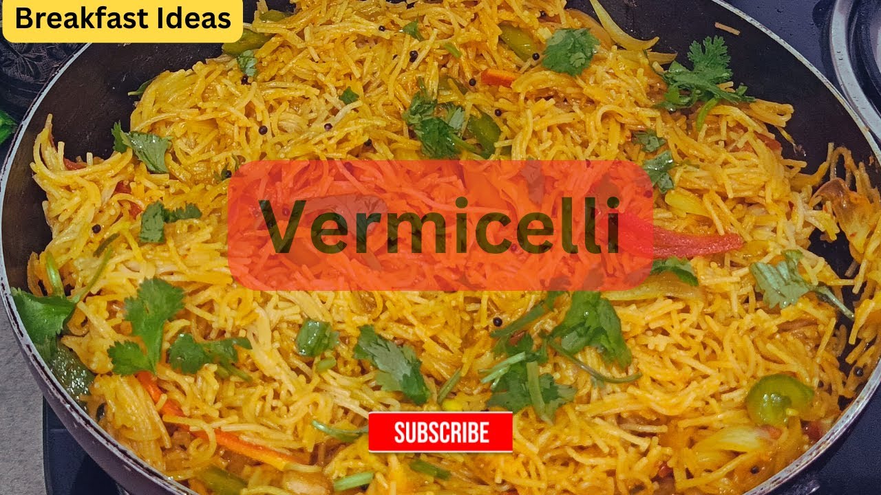 फ्रेश सब्ज़ियों से बनी हेल्दी सेवइयाँ /Vermicelli forBreakfast 