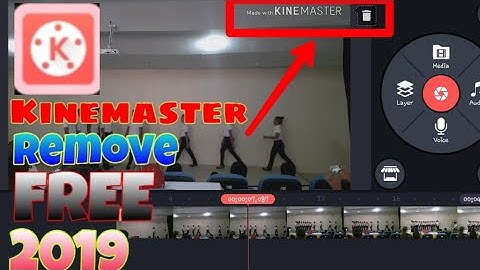 How to remove watermark in Kinemaster Pro video editor 2019 free.