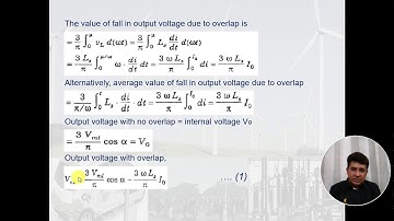 PE (L11)  Effect of Source Inductance on the performance of Three Phase Converters