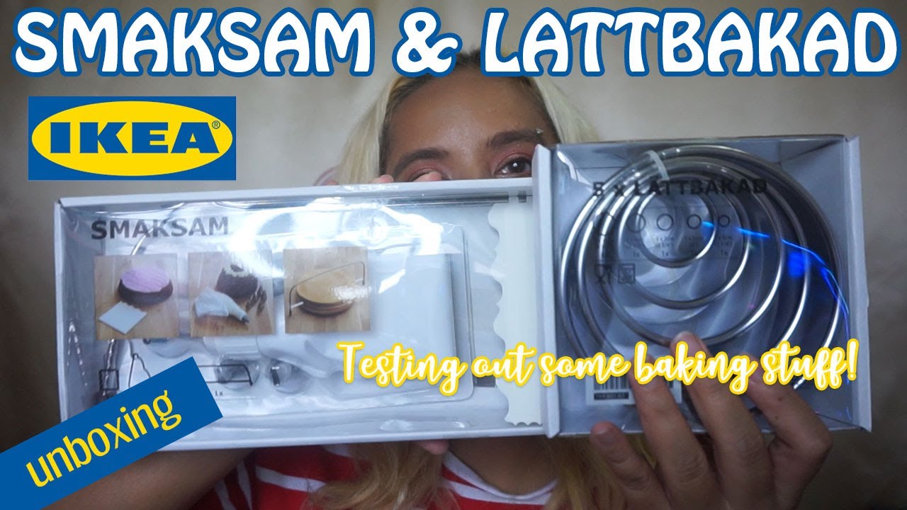Ikea SMAKSAM & LÄTTBAKAD Baking Tools - Unboxing, demo and review