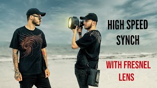 High Speed Synch with Fresnel Lens