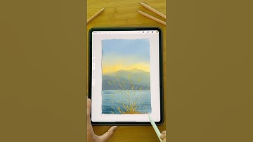 Procreate Hack for cool canvas #procreatetutorials #beginnerarttips #digitalartbrushes