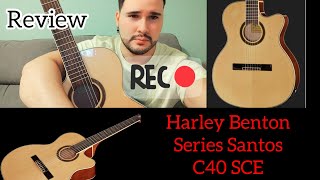Review Harley Benton Guitar Serie Santos C40 SCE #harleybenton #thomann #harleybentonguitar #guitar