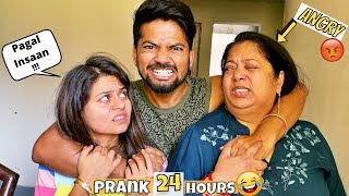 Pranking My Wife & Mom for 24 Hours !!