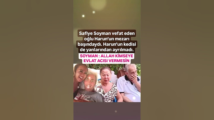 SAFİYE SOYMAN VEFAT EDEN OĞLUNU ZİYARET ETTİ HARUN'UN KEDİSİ DE YANLARINDAYDI#safiyesoyman