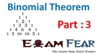 Maths Binomial Theorem part 3 (Proof binomial theorem by Pattern) CBSE Class X1