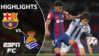 Barcelona vs. Real Sociedad | LALIGA Highlights | ESPN FC