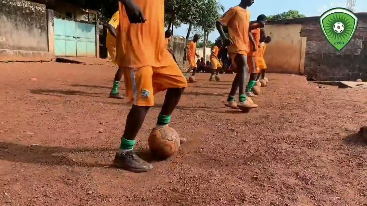 Séance d'entraînement du jour Académie G-K FOOT 💚🤍
