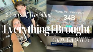 PACK WITH ME FOR 2 YEARS IN ASIA | WHAT TO PACK FOR LONGTERM TRAVEL IN 2023 (CarryOn Only)