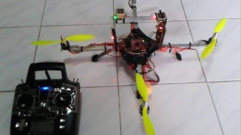 ทดลอง Automatic Takeoff Waypoint Landing Quadrotor