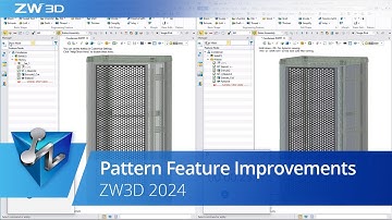 ZW3D 2024 Official - Pattern Feature Improvements