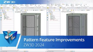 ZW3D 2024 Official - Pattern Feature Improvements