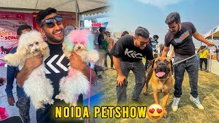 Biggest Dog and Cat Show in Noida (Uttarpradesh) 😱😍