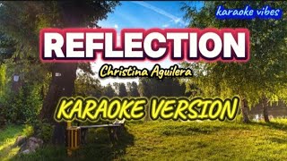 Reflection - Christina Aguilera Karaoke