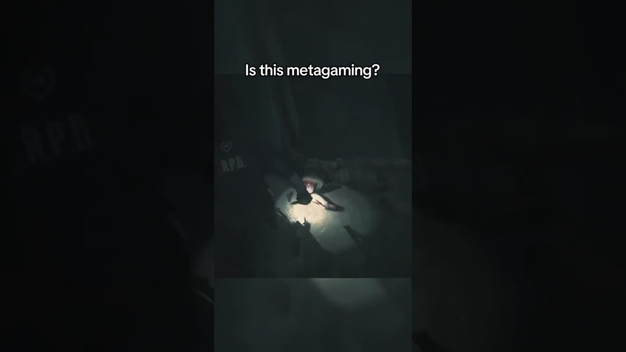 Is this metagaming? #residentevil #gaming