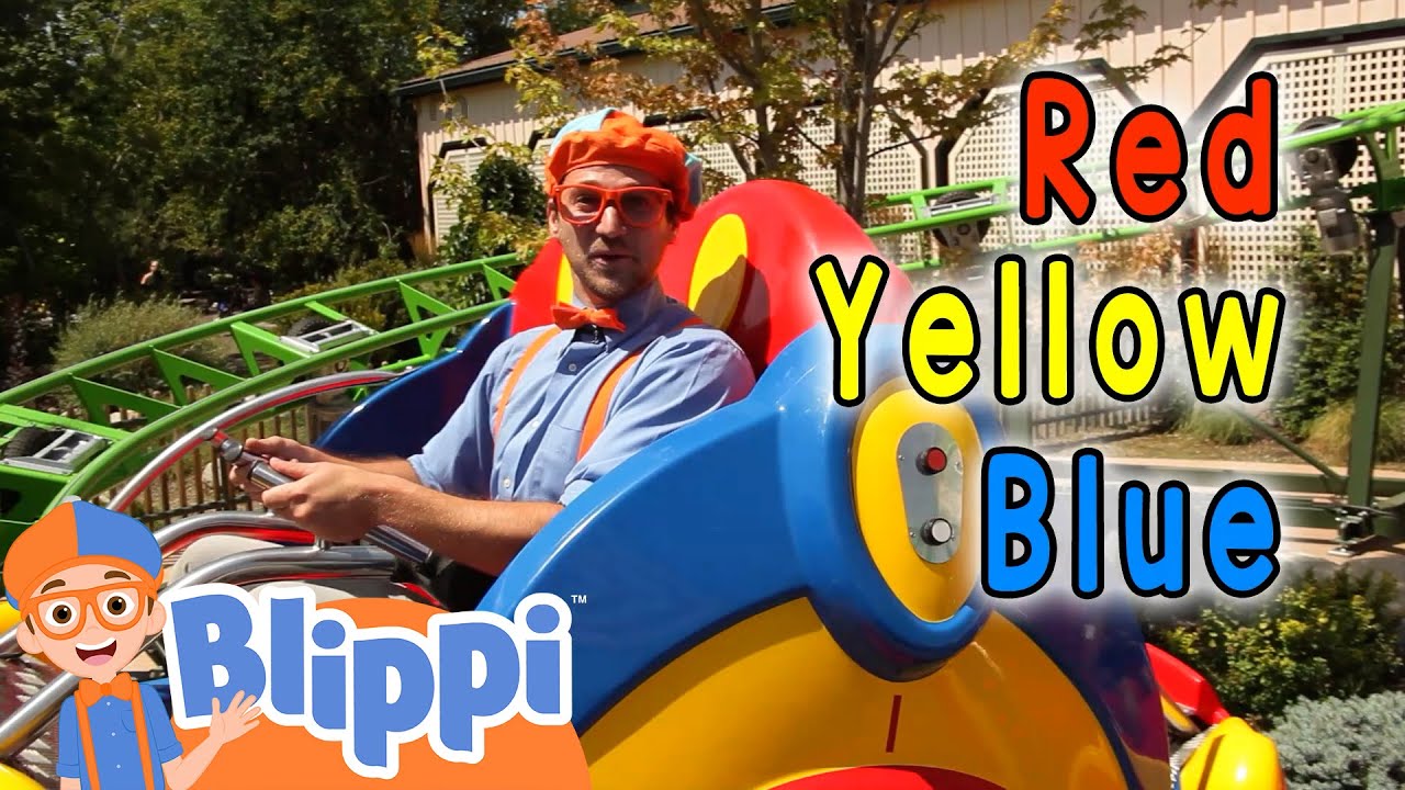 Blippi Visits a Theme Park | 