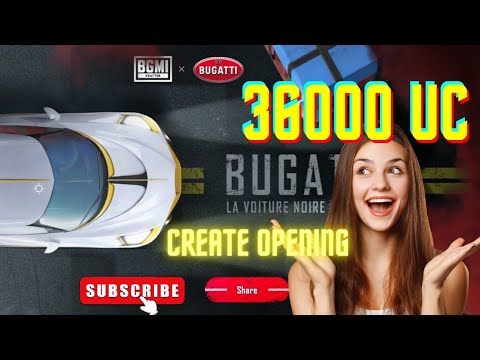 Bugatti create opening my first super car | 38000UC | BGMI 🔥🔥🔥🏎️🏎️🏎️😎😎😎
