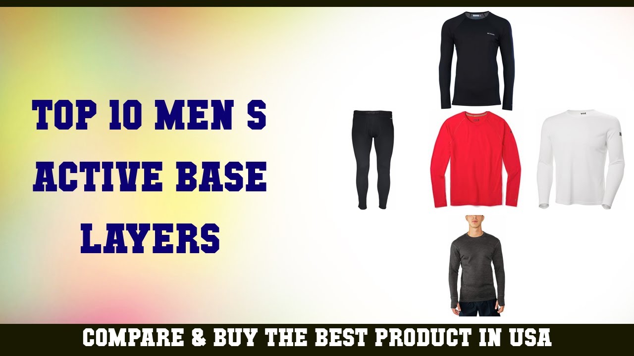 Top 10 Men's Active Base Layers to buy in USA 2021 Price & Review