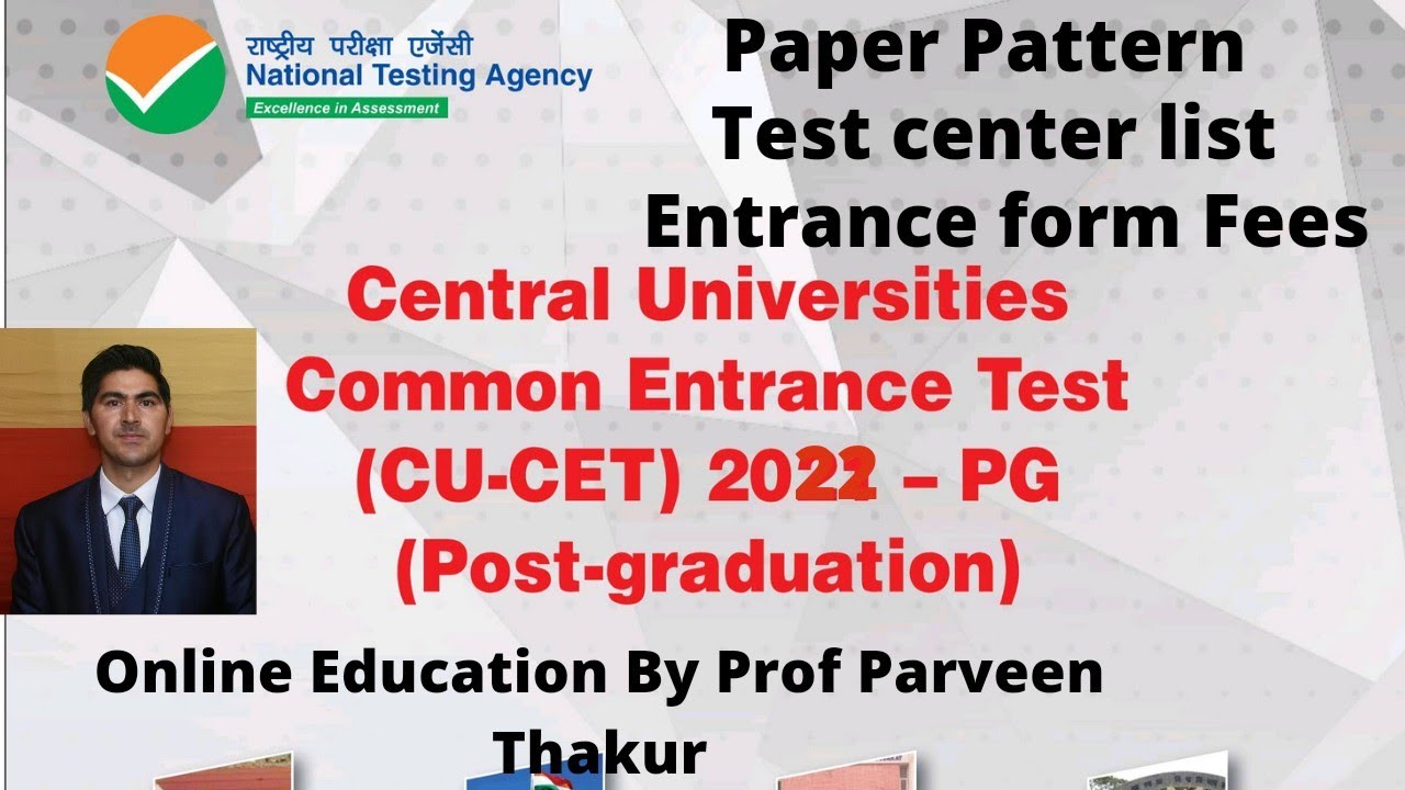 CUET PG 2022 I Paper Pattren I Syllabus I Fees I Entrance Centre ListI Important Documents Needed I