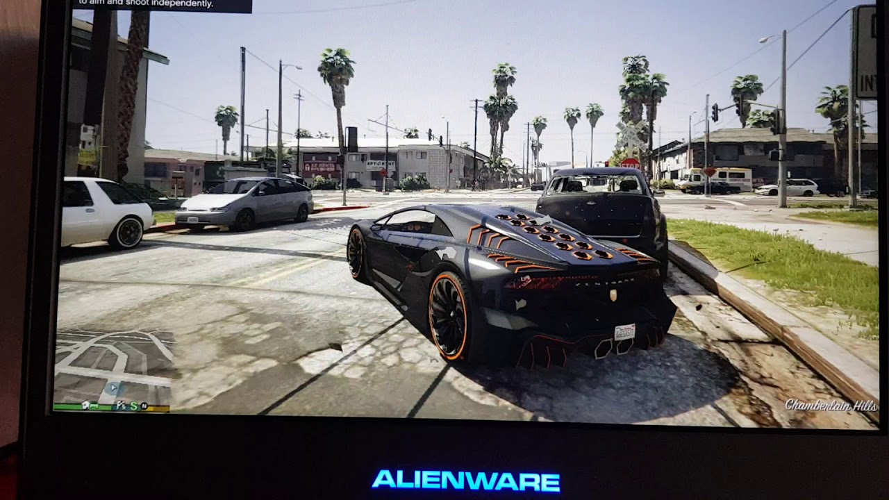 alienware 14 tes game GTA V or GTA 5