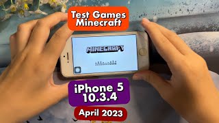 Minecraft | iPhone 5 | iOS 10.3.4
