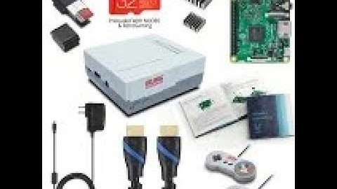 V-Kits Raspberry Pi 3 Model B+ Retro Arcade Gaming Kit W/2 Classic USB Gamepads Unboxing