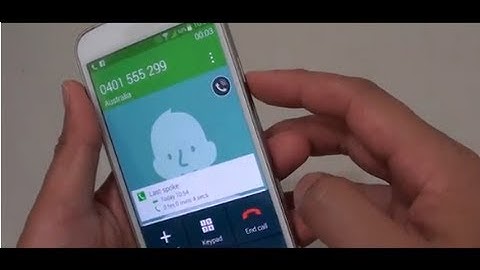 Samsung Galaxy S5: How to Set the POWER key to End a Call