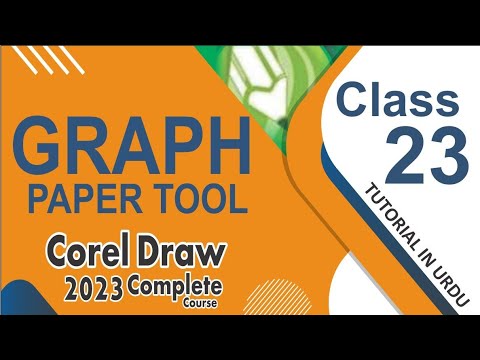 GRAPH PAPER TOOL in CorelDraw 2023 Class # 23 I Urdu I Hindi / - YouTube