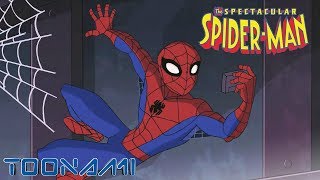 L'homme-sable (ep.5) | Spectacular Spiderman | Toonami