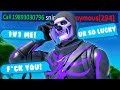 i put my PHONE NUMBER in my FORTNITE NAME... (angry callers)