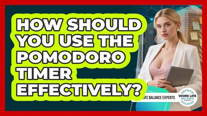 How Should You Use The Pomodoro Timer Effectively?