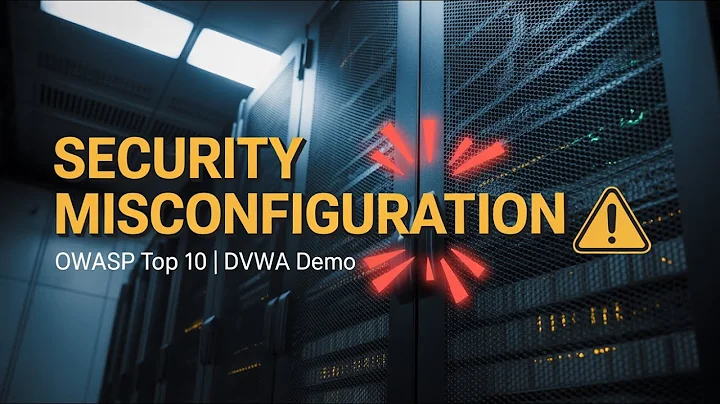 Security Misconfiguration Explained | OWASP Top 10 Tutorial & DVWA Practical Demo