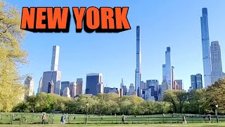 🔴 Upper West Side, Central Park, Upper East Side, Midtown. Exploring NYC Live April 19 2023