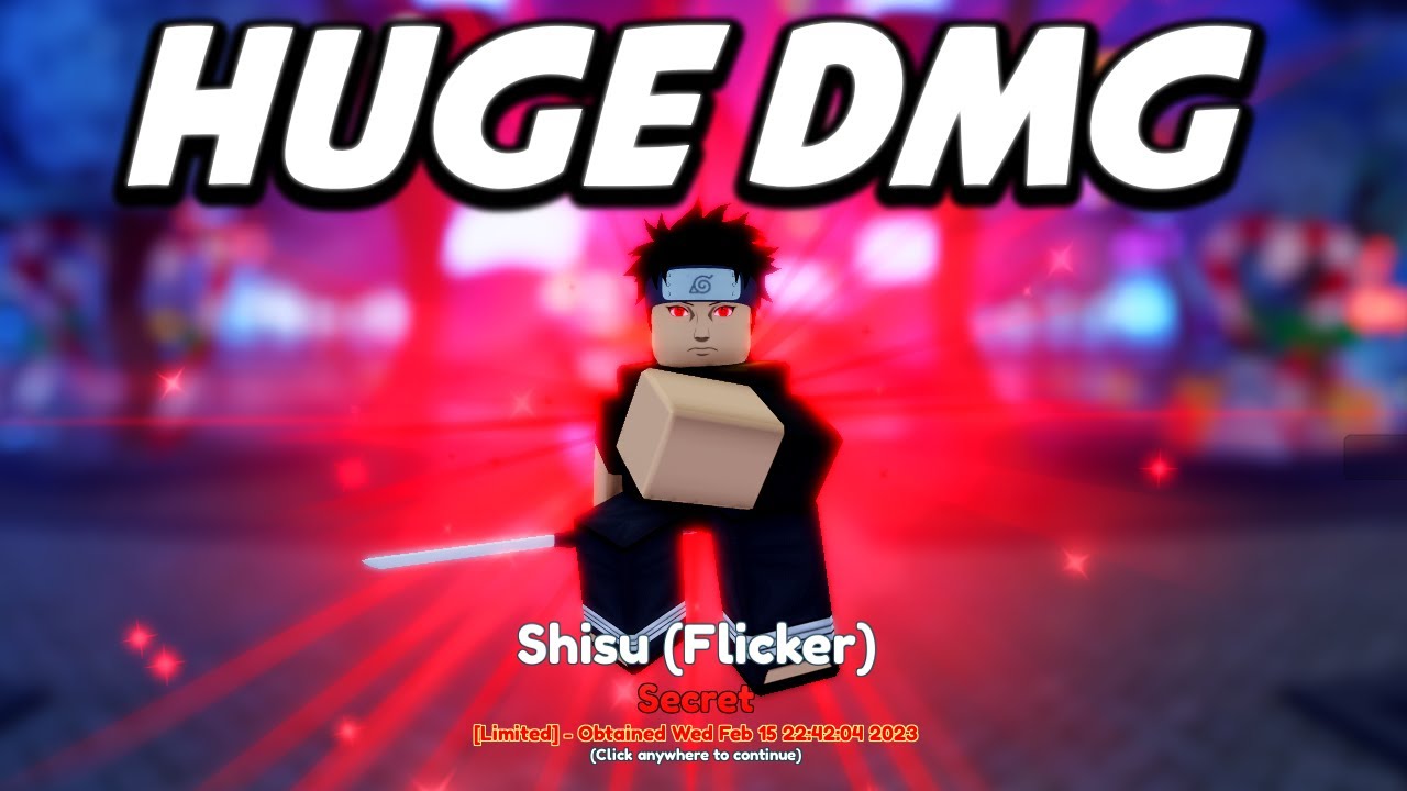 NEW* Secret SHISU (FLICKER) Unit Have HUGE Damage!! In Anime