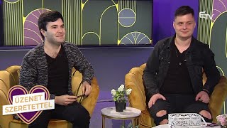 A Néked Zenekar Tagjai Fodor László És Péter Gellért Az Üzenet Szeretettel Vendégei