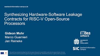 Synthesizing Hardware-Software Leakage Contracts for RISC-V Open-Source Processors