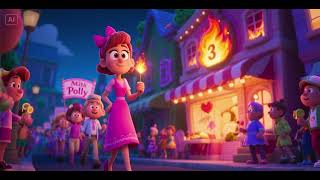 Miss Polly’s Firelight Counting Parade | Fun Counting Song for Kids
