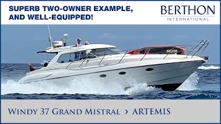 [OFF MARKET] Windy 37 Grand Mistral (ARTEMIS), with Hugh Rayner  Yacht for Sale  Berthon Int.