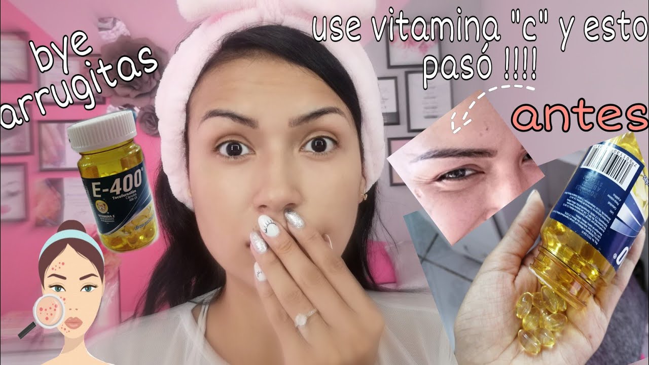 Esquivo Moda evaporación 7 días usando vitamina e en el rostro y esto paso /bye arruguitas y  cicatrices - YouTube