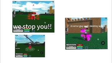 Error showcase!!!! (Killstreak sword fighting universe/KSFU)