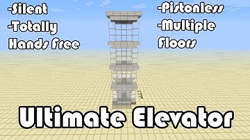 Ultimate Multi-floor Elevator (Command Block Elevator) [Minecraft Tutorial]