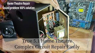 iball home theater repair | Home theater sound ,humming buzzing, problem | @SO_ELECTRONICS