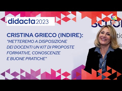 Didacta 2023, Grieco (Indire): 