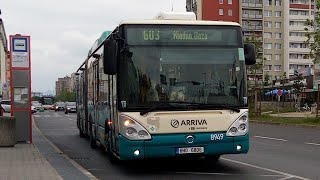 Jízda autobusem Irisbus Citelis 18m CNG (ČSAD MHD Kladno) na lince 603.