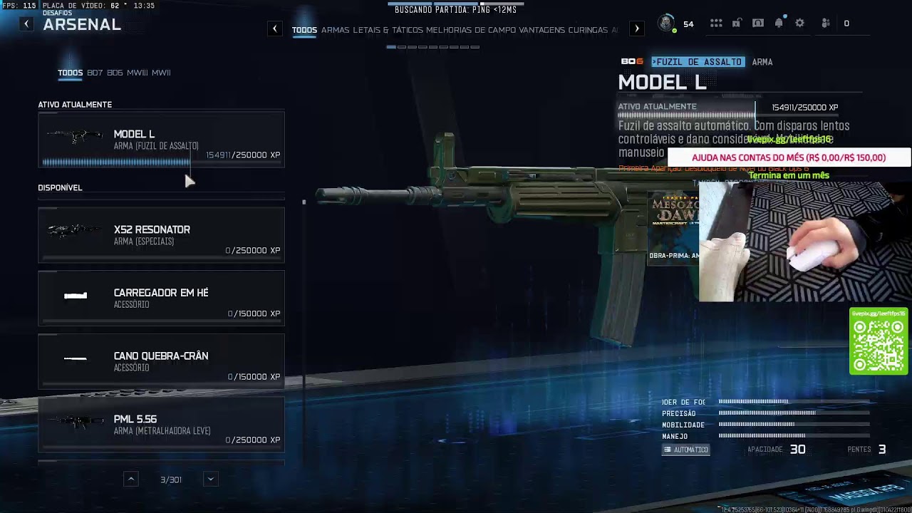 🔴LIVE -  REBIRTH ISLAND  MOUSE E TECLADO 